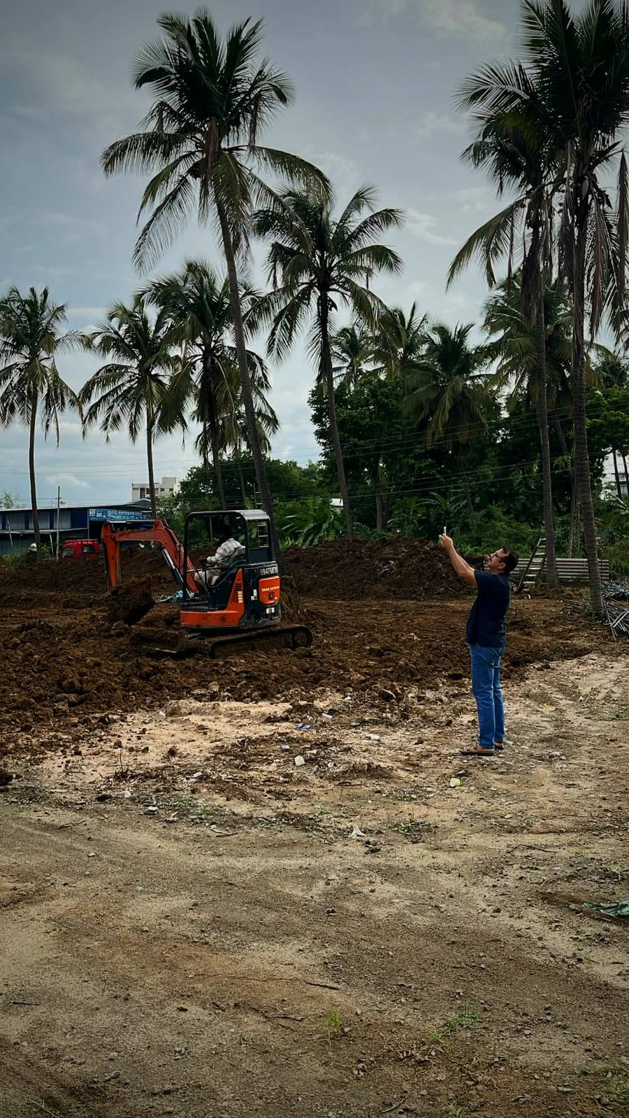 Directing the work on site at Trinox HQ